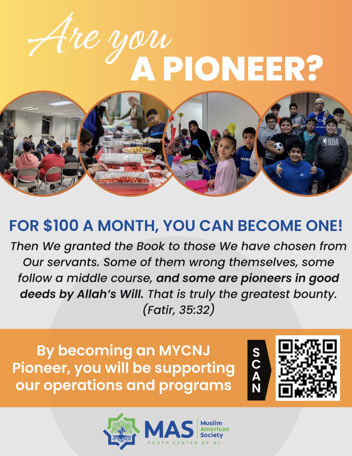 a Pioneer MAS Youth Center of NJ